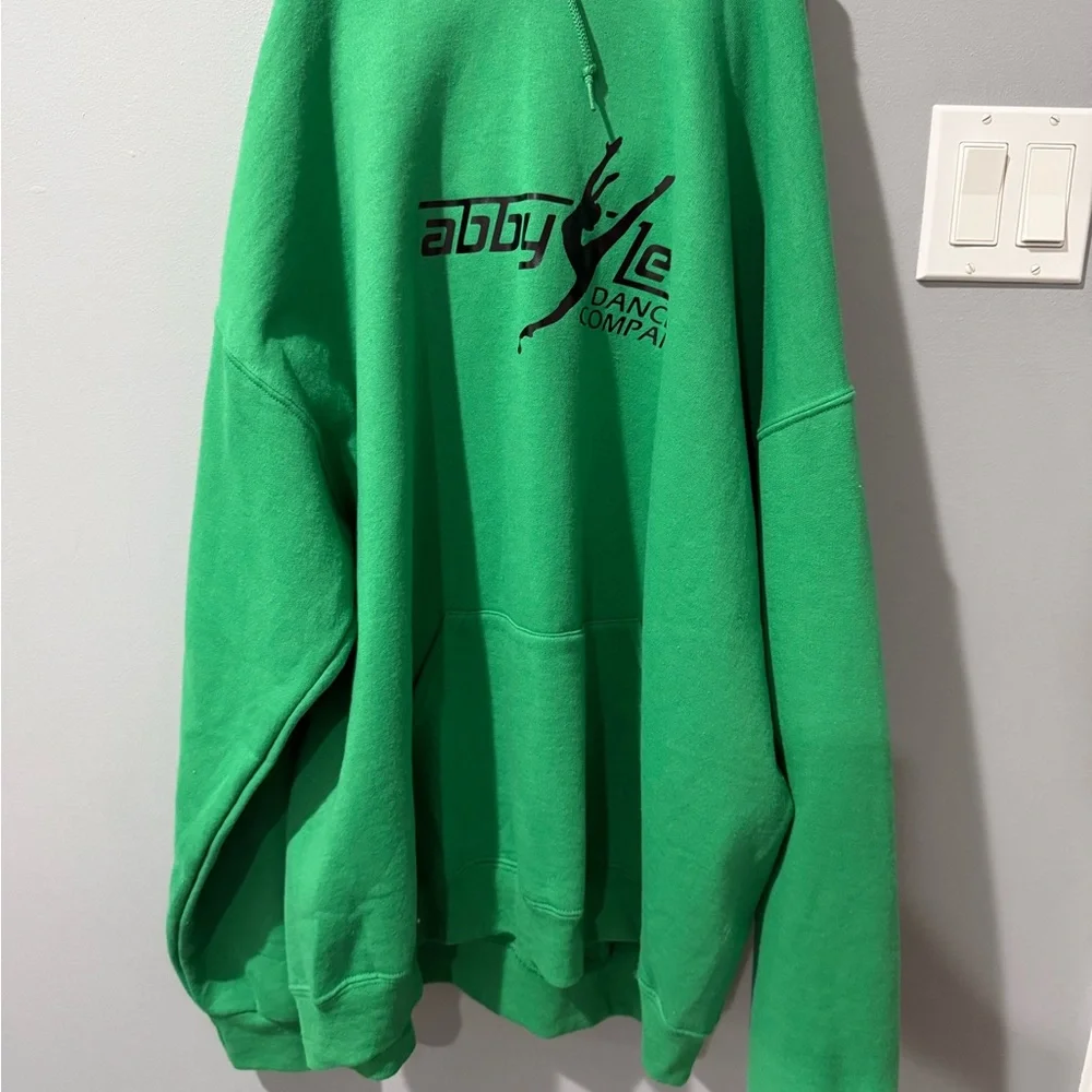 Abby Lee Dance Company  Jerzees Green Women's Sweater - Picture 2 of 5